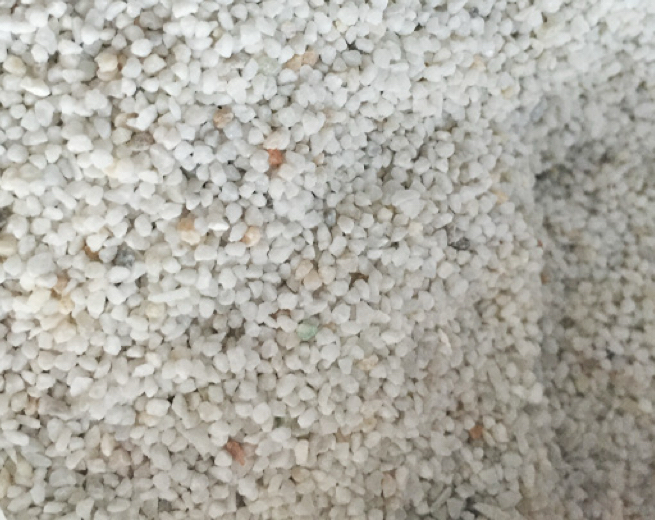 silica sand