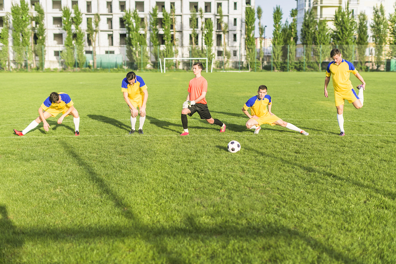 artificial grass soccer ground